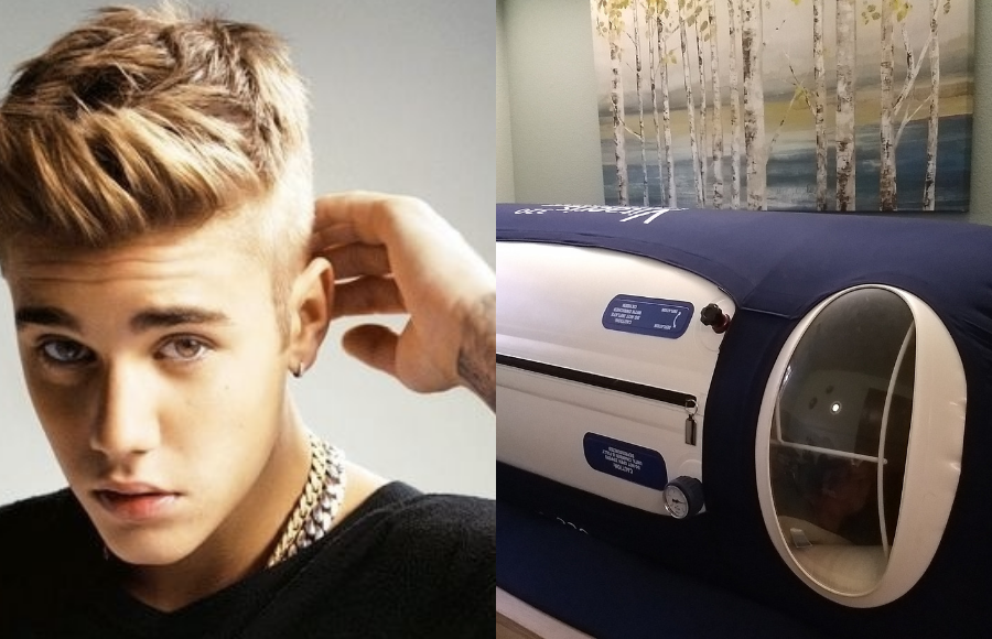 justin bieber HBOT therapy